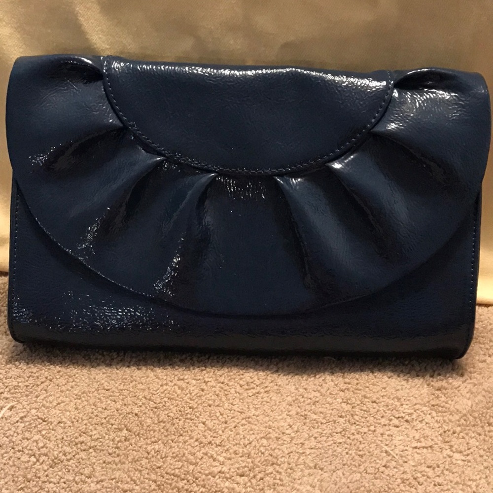 Baekgaard navy clutch